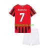 Billiga Fotbollströjor AC Milan Alvaro Morata 7 Barn Hemma tröja 2024/25 Kortärmad